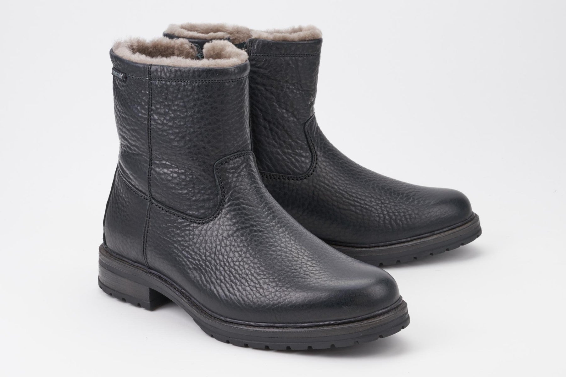 Mephisto Men's Leonardo waterproof shearling lined slip on boot multi view