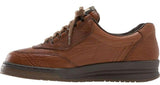 Mephisto Men's Match Tan Grain 742 lace-up walking shoe with speed lacing Side View