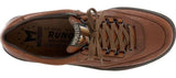 Mephisto Men's Match Tan Grain 742 lace-up walking shoe with speed lacing Top View