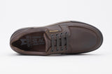 Mephisto Men's Charles Dark Brown Grizzly 151 waterproof hiking shoe top view