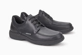 Mephisto Men's Douk Water Resistant Black Casual Dress Lace Up Multi View