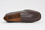 Mephisto Men's Edlef Dark Brown Smooth 8851 casual dress loafer with elastic goring top view