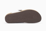 Mephisto Women's Helen Mix Silver / White Thong Style Sandal Bottom View