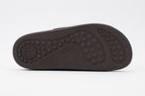 Mephisto Men's Mobil's James Dark Brown Grain 751 removable cork foot-bed sandal bottom view