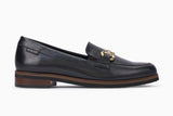 Mephisto Women's Roxana Slip On Loafer Black Smooth Side View