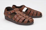 Mephisto Men's Sam Tan Grain 742 casual dress fisherman's sandal multi view