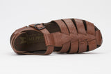 Mephisto Men's Sam Tan Grain 742 casual dress fisherman's sandal top view