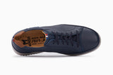 Mephisto Men's Thomas Light Weight Walking Shoe Navy Lace Up Top View