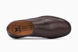 Mephisto Men's Twain Dark Brown Slip On Walking Shoe top view